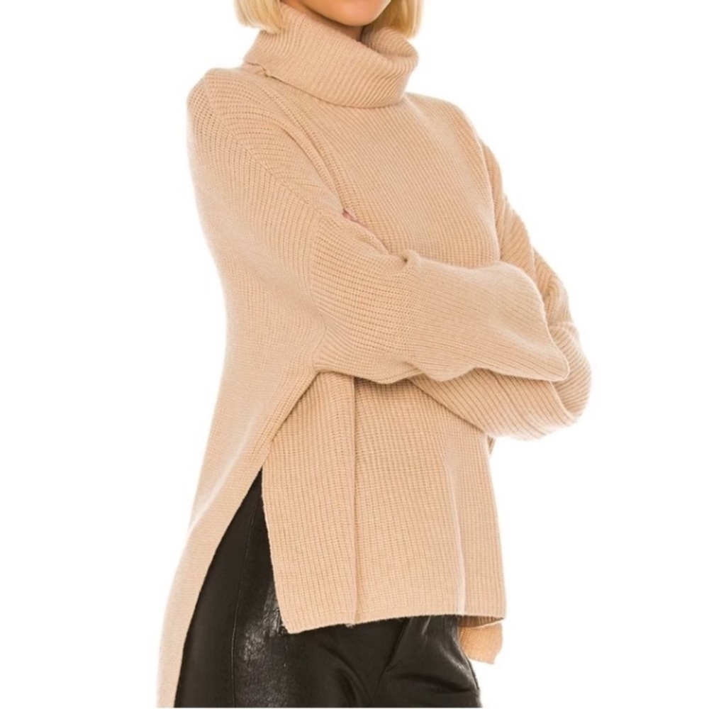 27 MILES Malibu cashmere sweater Caterina Oversized Turtleneck Wool Scandi